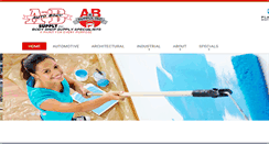 Desktop Screenshot of abpaints.com