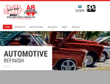Tablet Screenshot of abpaints.com